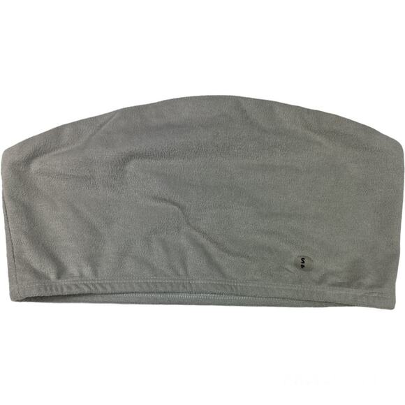 Aerie faux suede bandeau bralette top gray size small - Picture 1 of 5